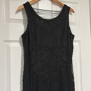 🌹Vintage Stenay Silk & Beaded Gown🌹